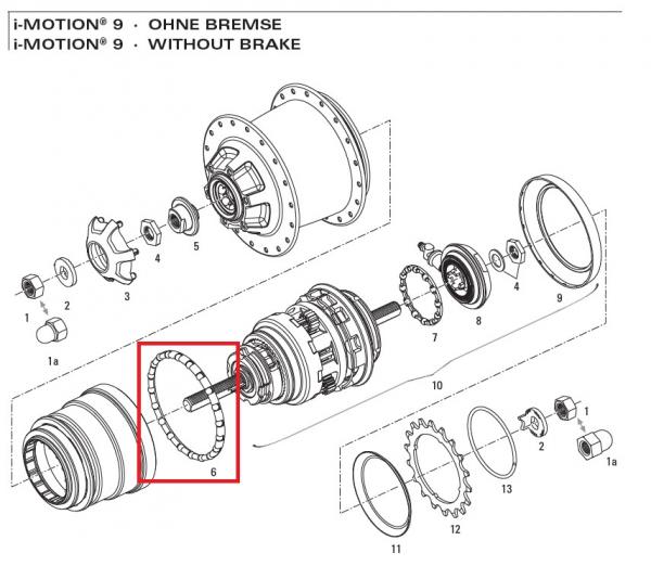 KUGELHALTER, SRAM Ø 82, 3/16"x18, LINKS